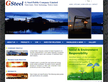 Tablet Screenshot of g-steel.com